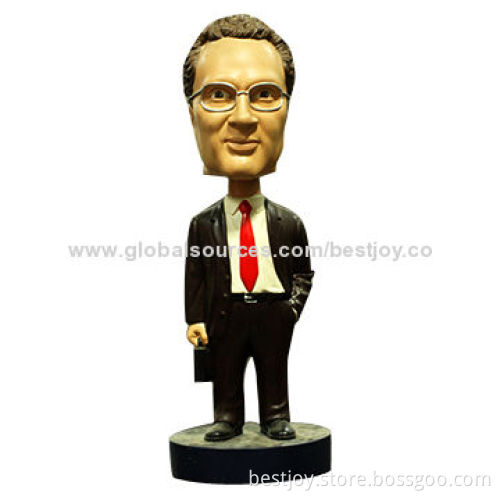 Polyresin Sculpture Bobble Head, Best Choice for Decorations and Promotions, Available for GiftsNew